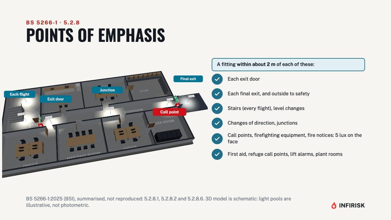 Points of emphasis: diagram from the INFIRISK video