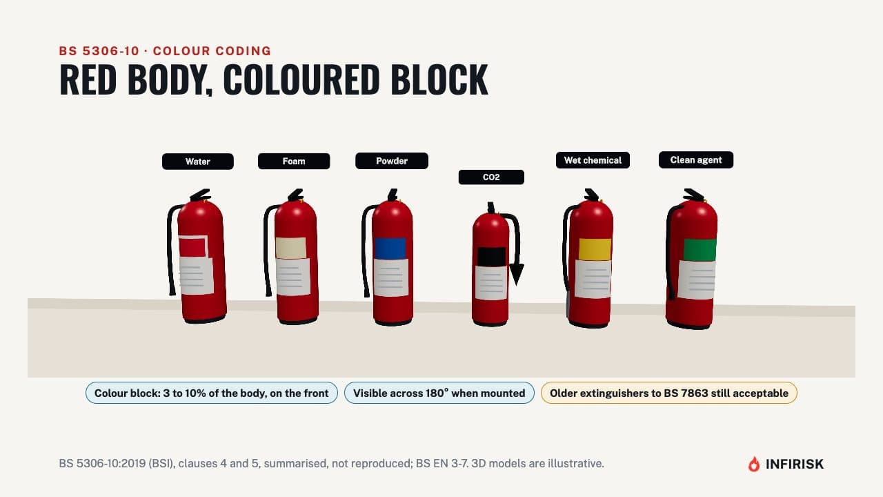 Types and colour codes: diagram from the INFIRISK video