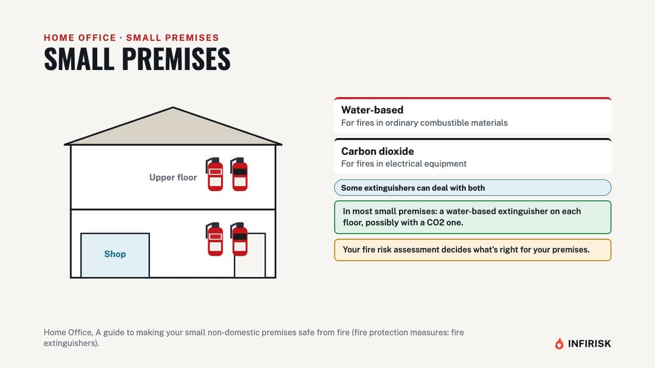 Small premises: diagram from the INFIRISK video