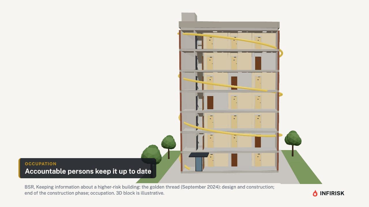 The golden thread: diagram from the INFIRISK video